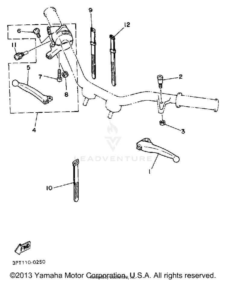 Handle Switch - Lever Schematic
