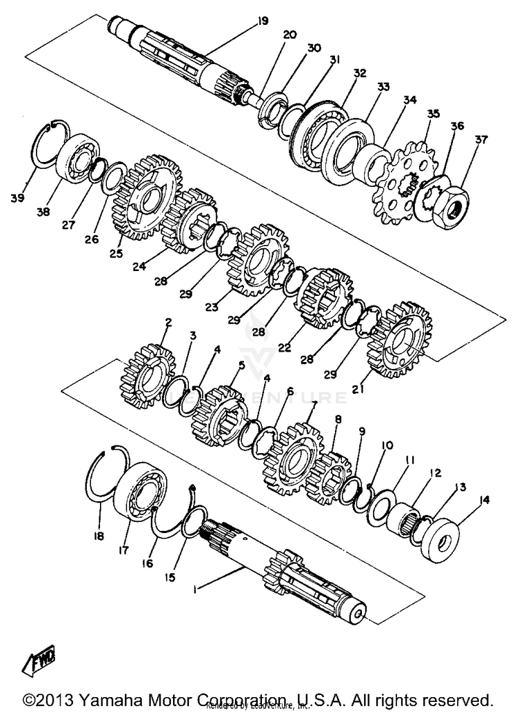 Transmission Gear Schematic