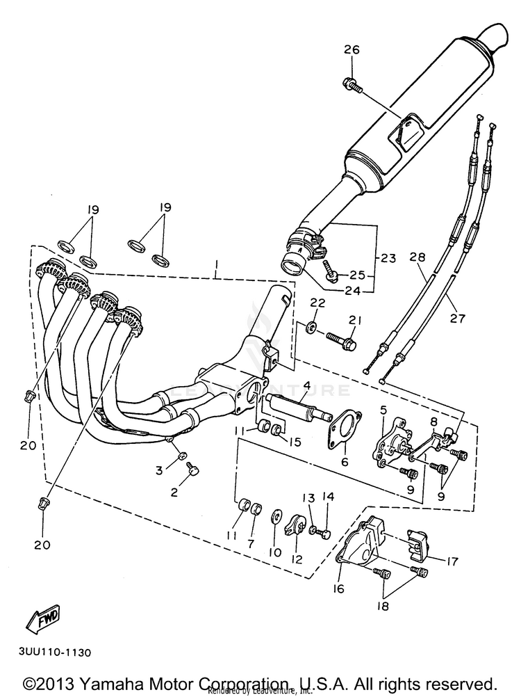 Exhaust 2 California Schematic