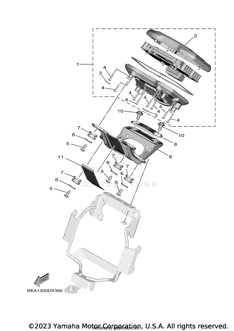 Meter XSR900 - XSR900NCB - 2022 Schematic
