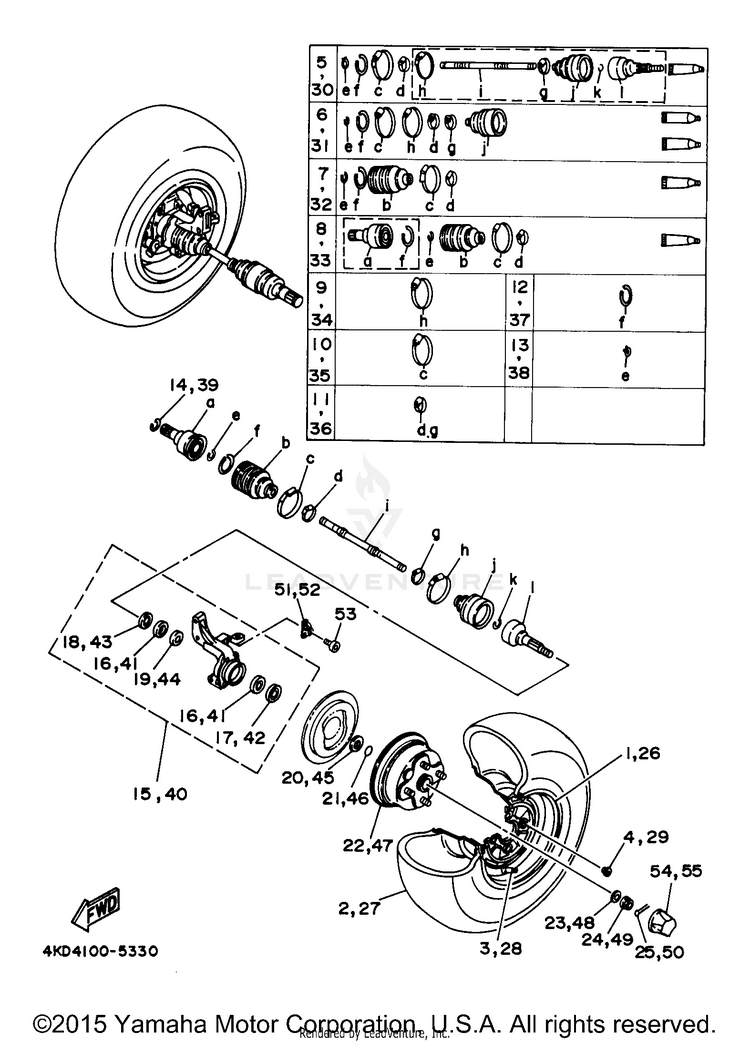 Front Wheel Schematic