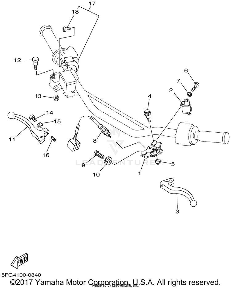 Handle Switch Lever Schematic