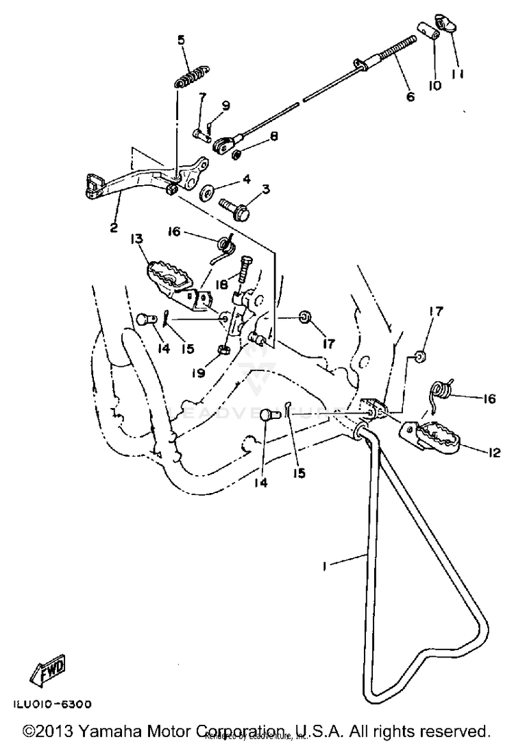 Stand-Footrest Schematic