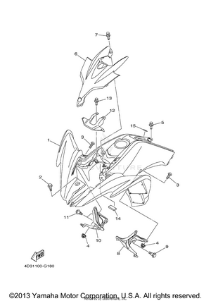 Front Fender Schematic