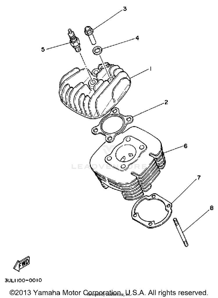 Cylinder Head Schematic