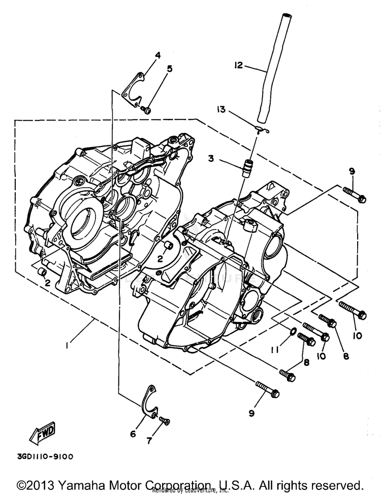 Crankcase Schematic