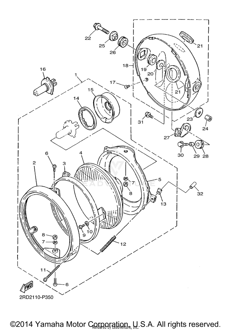 Headlight Schematic