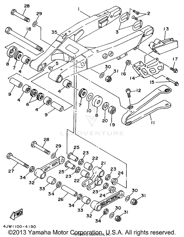 Rear Arm Schematic