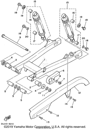 Rear Arm Suspension Schematic