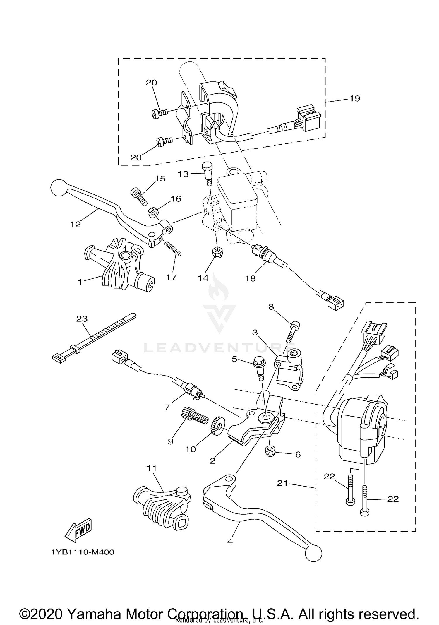 HANDLE SWITCH LEVER