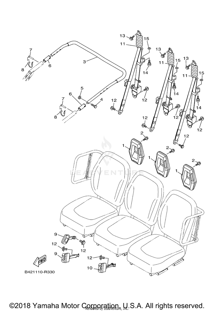 Seat 2 VIKING - YXM70VDXJG - 2018 Schematic
