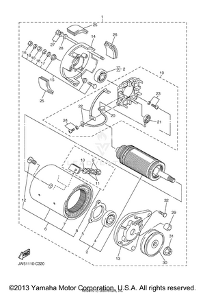 Starting Motor Schematic