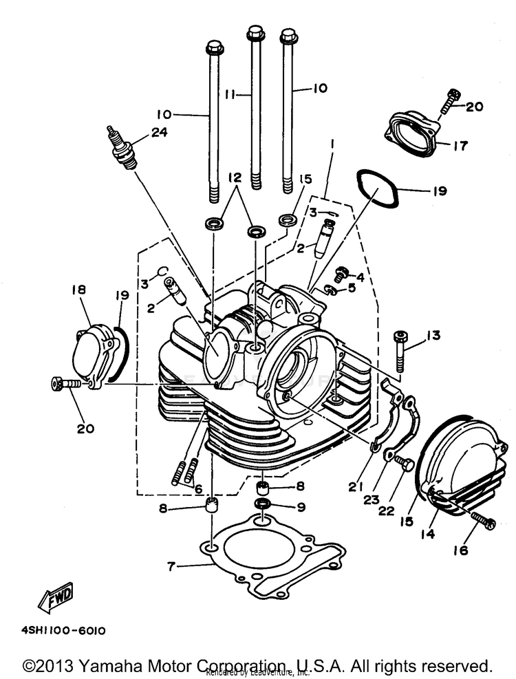Cylinder Head Schematic