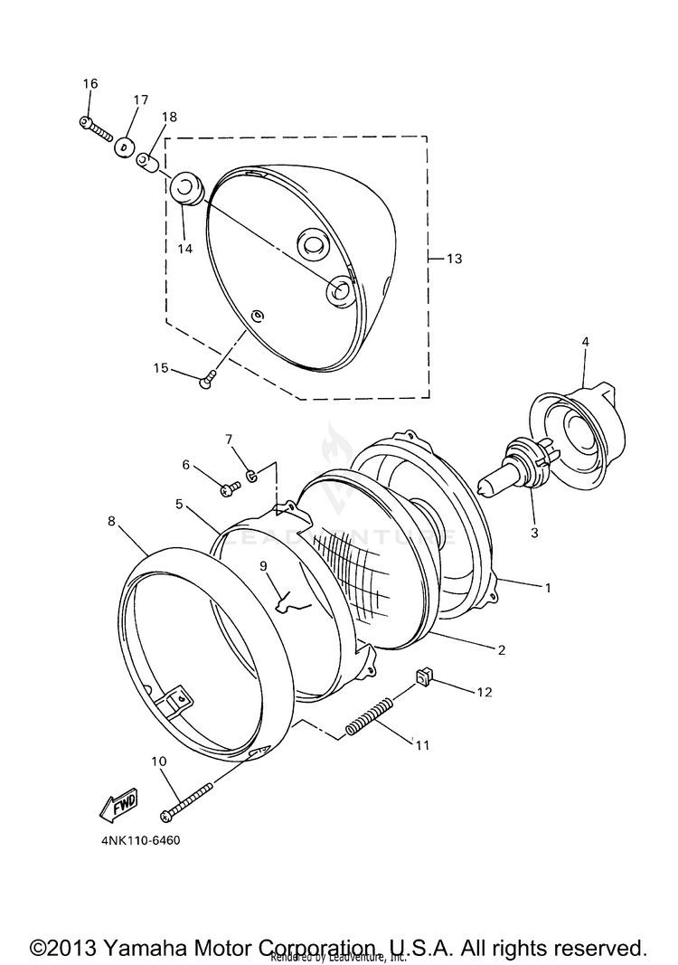 Headlight Schematic