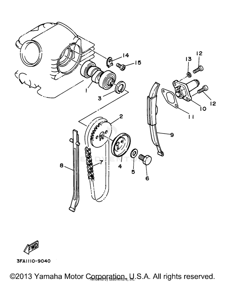 Camshaft Chain Schematic