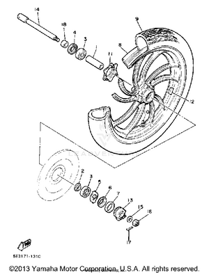 Front Wheel Schematic