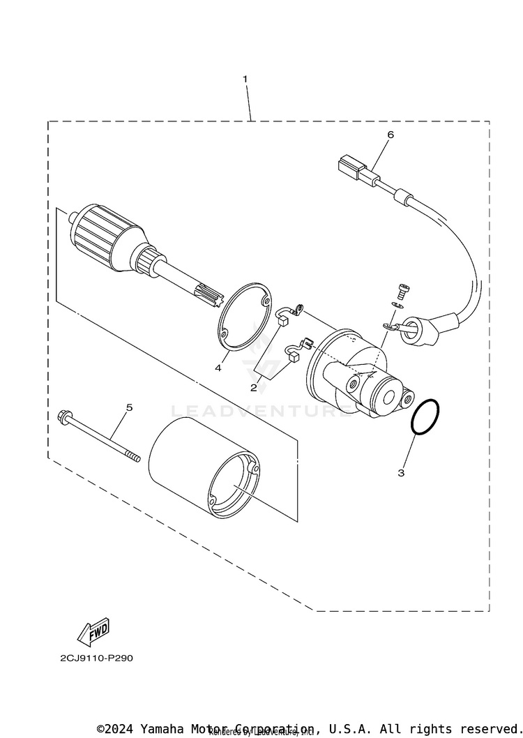 Starting Motor Schematic