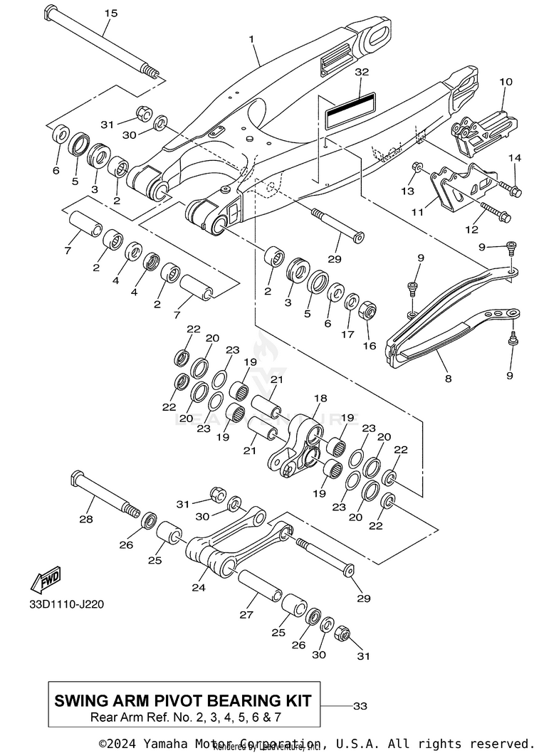 Rear Arm Schematic