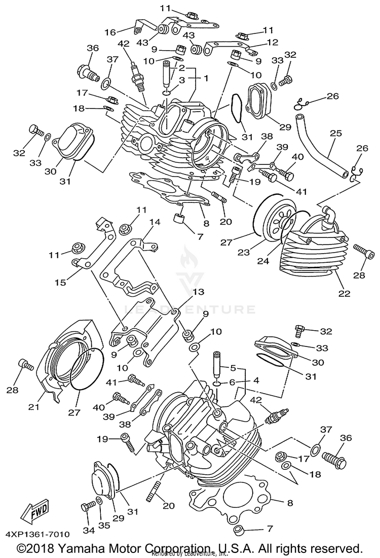 Cylinder Head Schematic