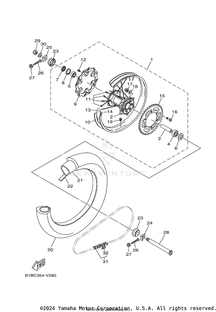 Rear Wheel Schematic