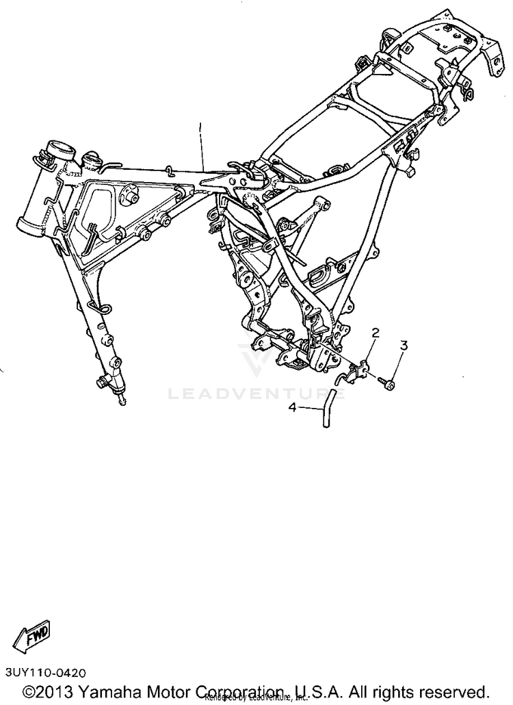 Frame California Model Only Schematic