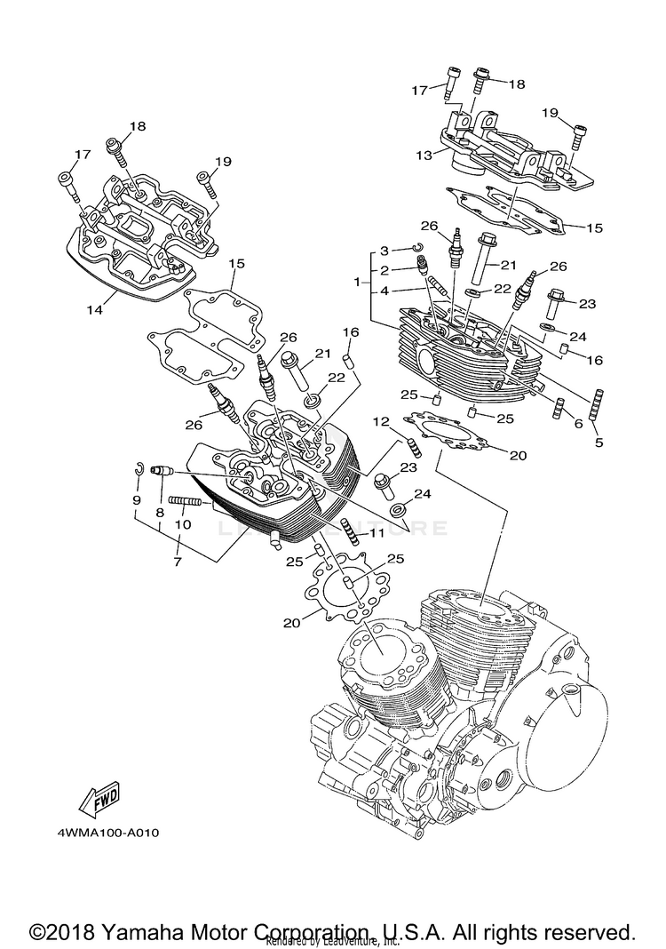 Cylinder Head Schematic
