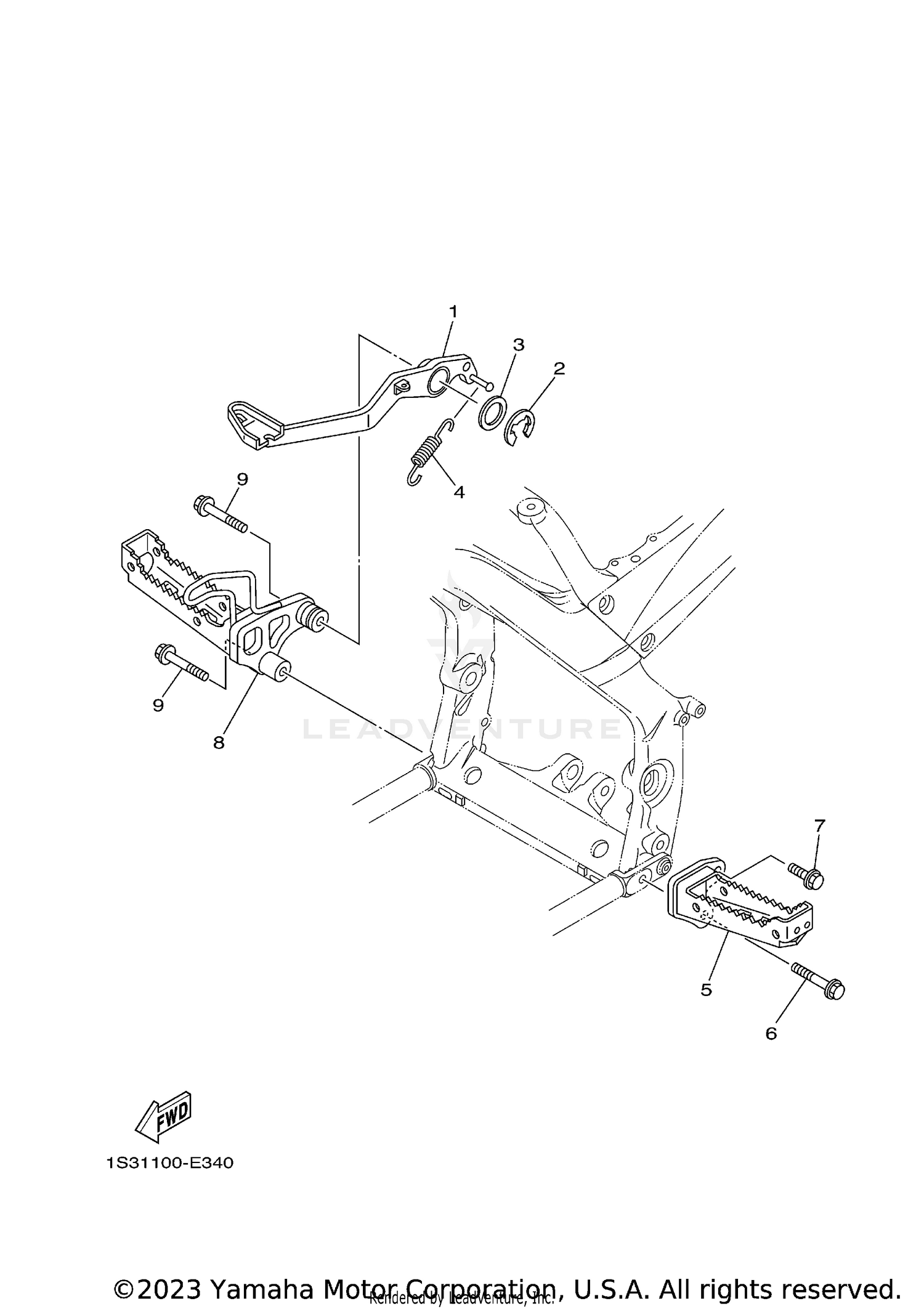 STAND & FOOTREST