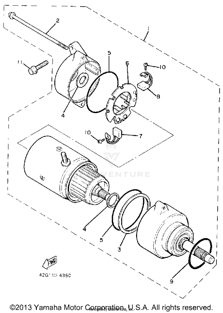 Starting Motor Schematic