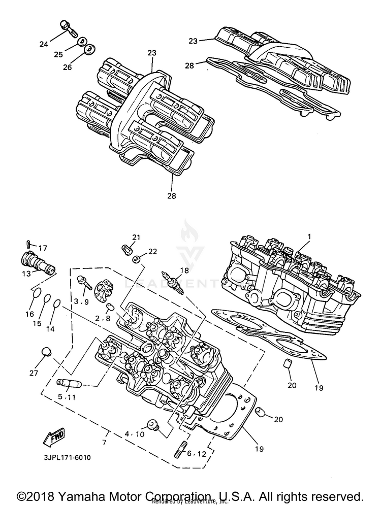 Cylinder Head Schematic