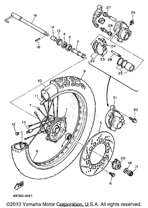Front Wheel Schematic