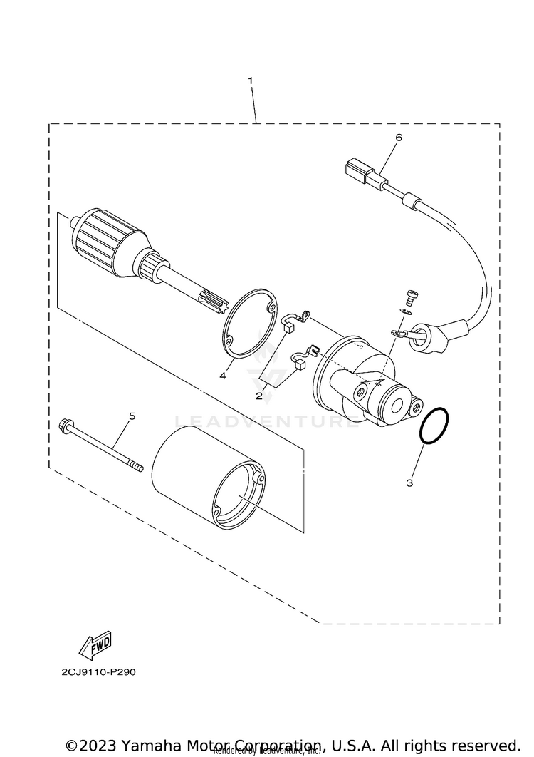 Starting Motor Schematic