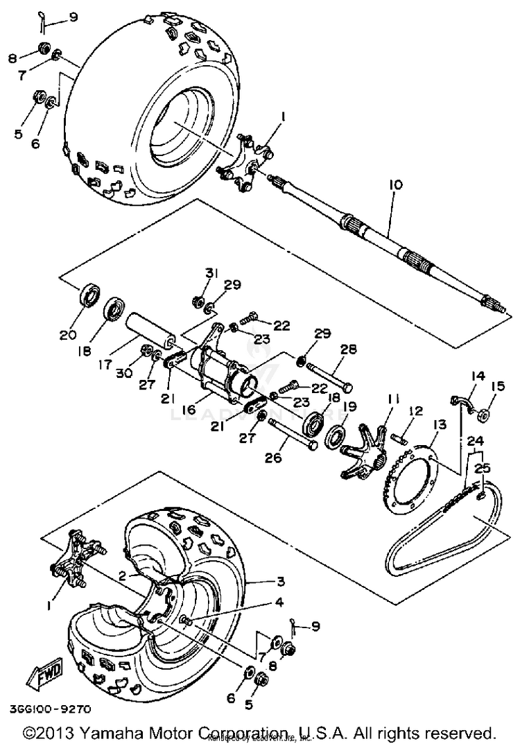 Rear Wheel Schematic