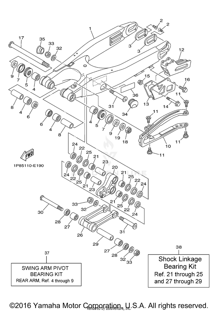 Rear Arm Schematic
