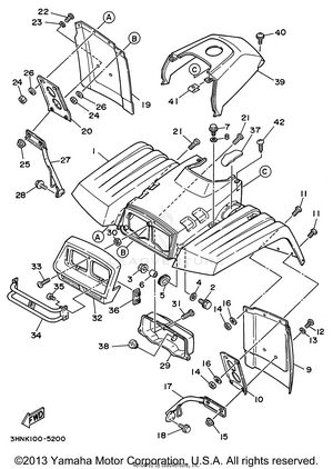 Front Fender Schematic