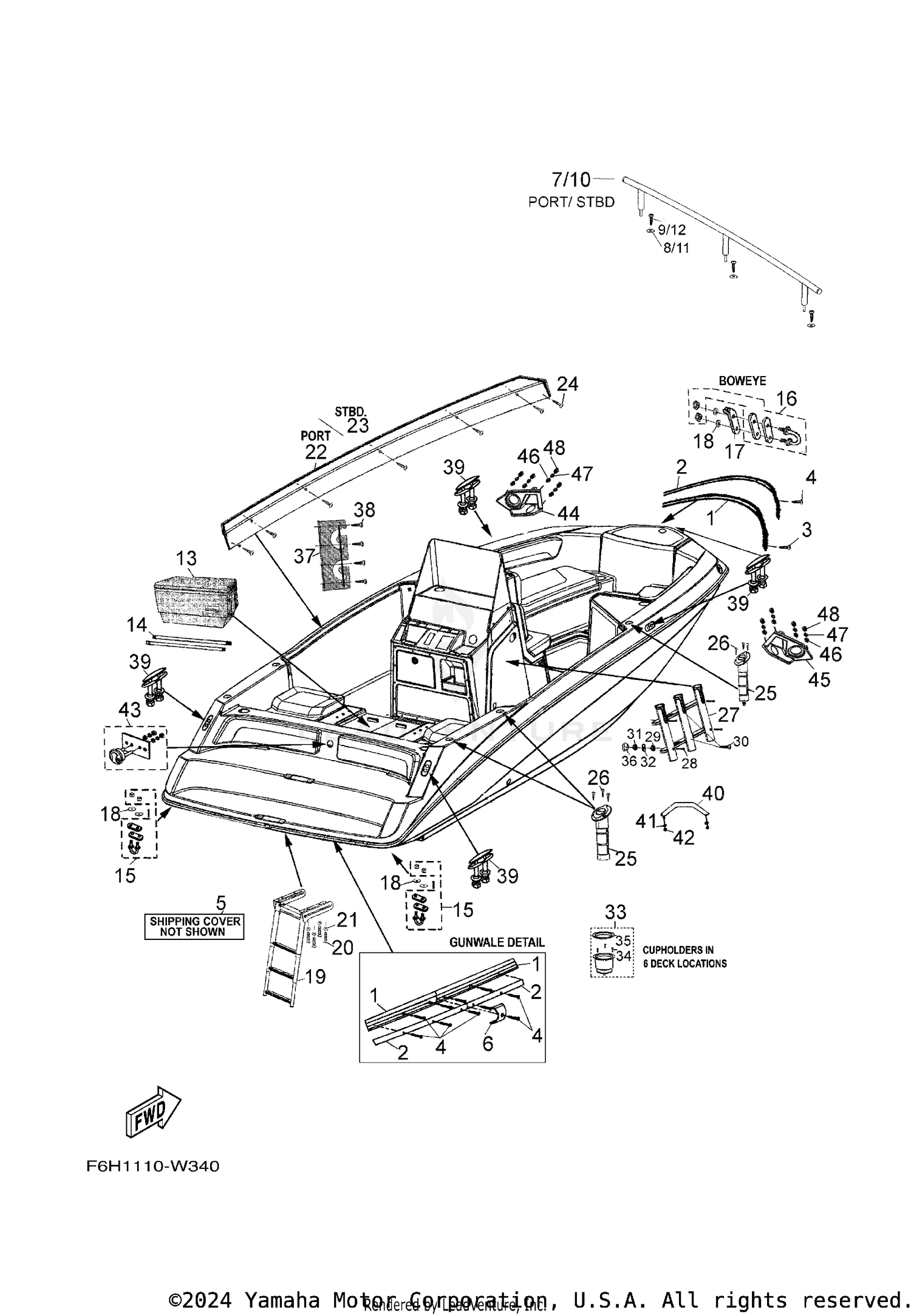 HULL DECK FITTINGS