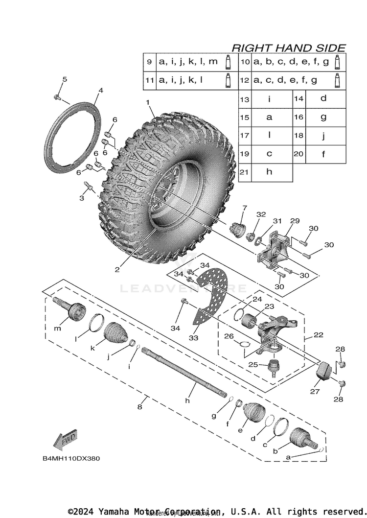 Front Wheel 2 Schematic
