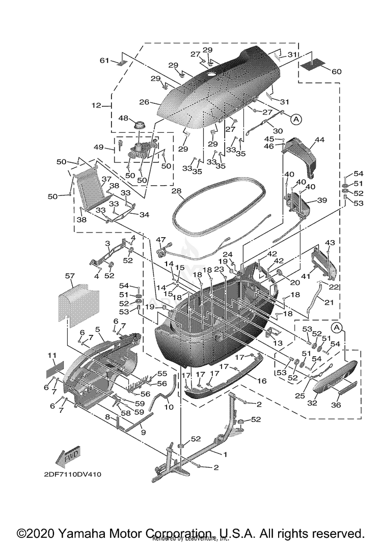 Saddlebag STAR VENTURE - XV19FML - 2021 Schematic