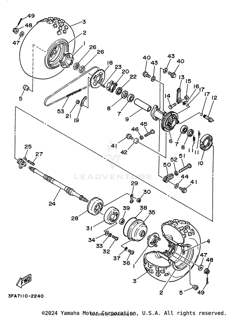 Rear Wheel Schematic