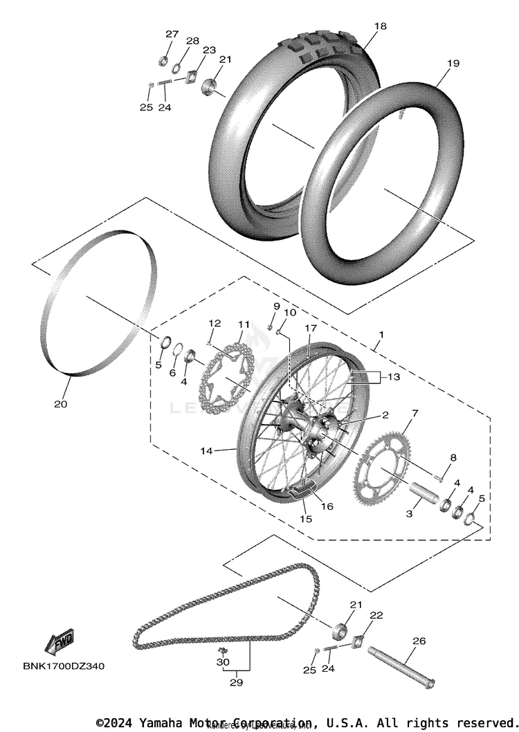 Rear Wheel Schematic