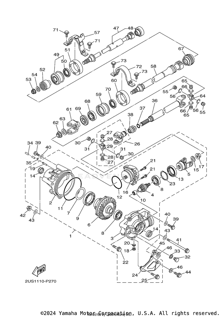Front Differential Schematic