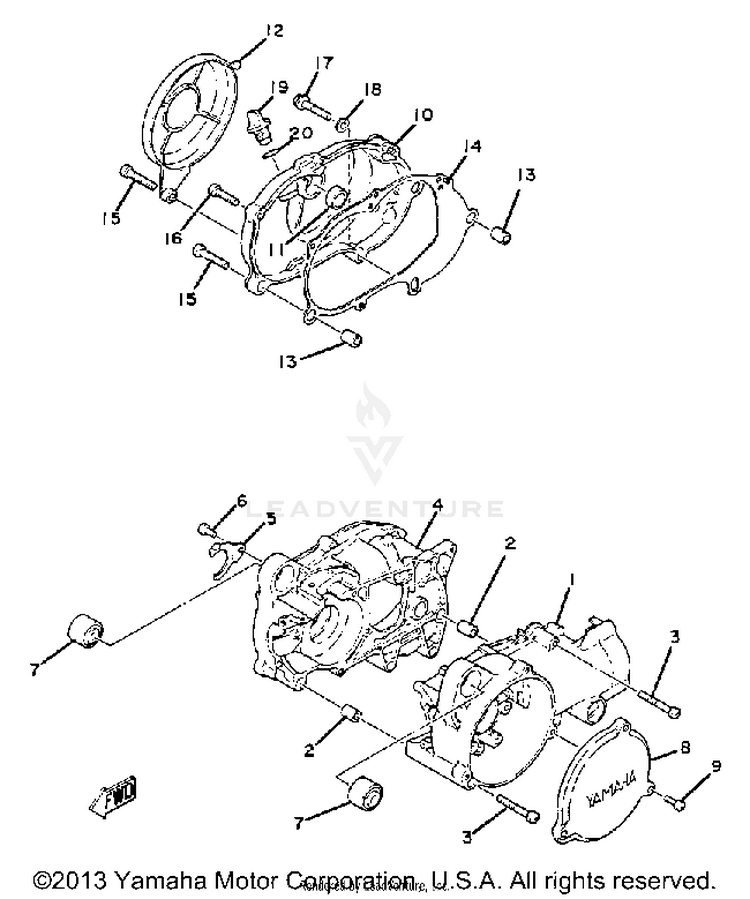 Crankcase Schematic
