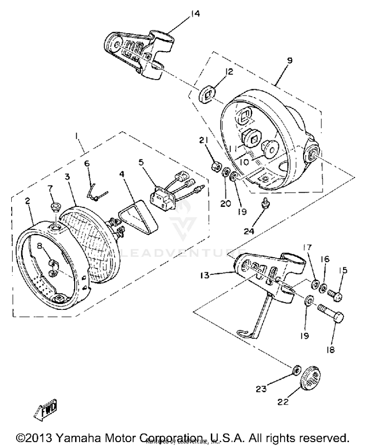 Headlight Schematic