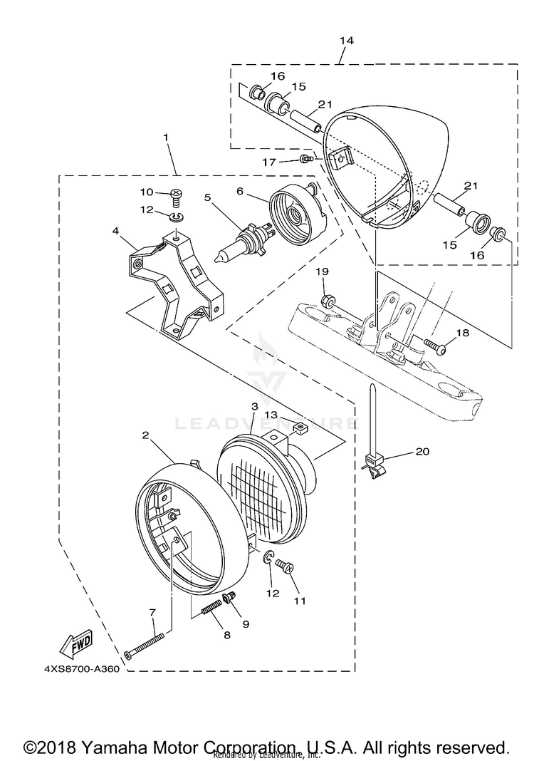 Headlight Schematic