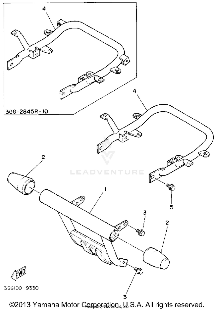 Guard BANSHEE - YFZ350D_MN - 1992 Schematic