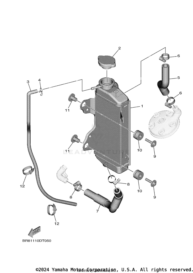 Radiator Hose Schematic