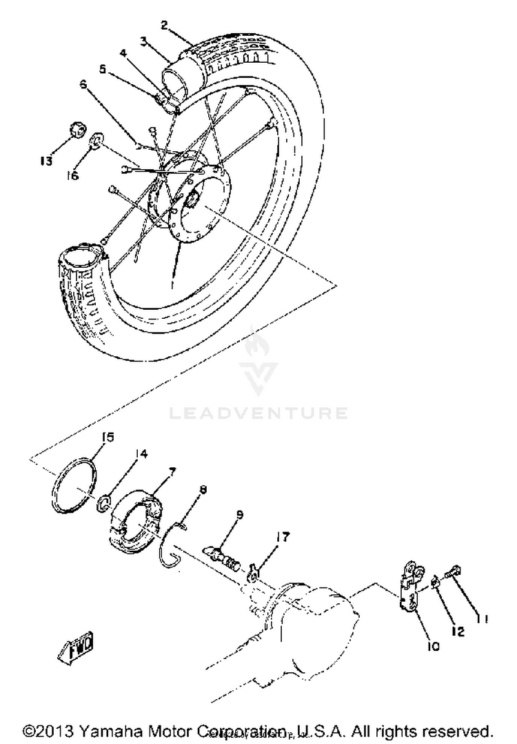 Rear Wheel Schematic