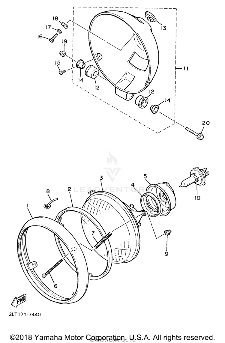 Headlight Schematic