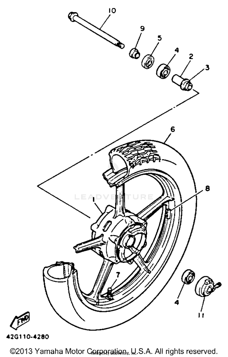 Front Wheel Schematic
