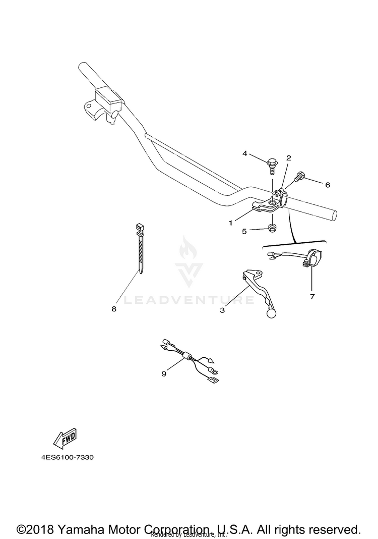 Handle Switch Lever Schematic