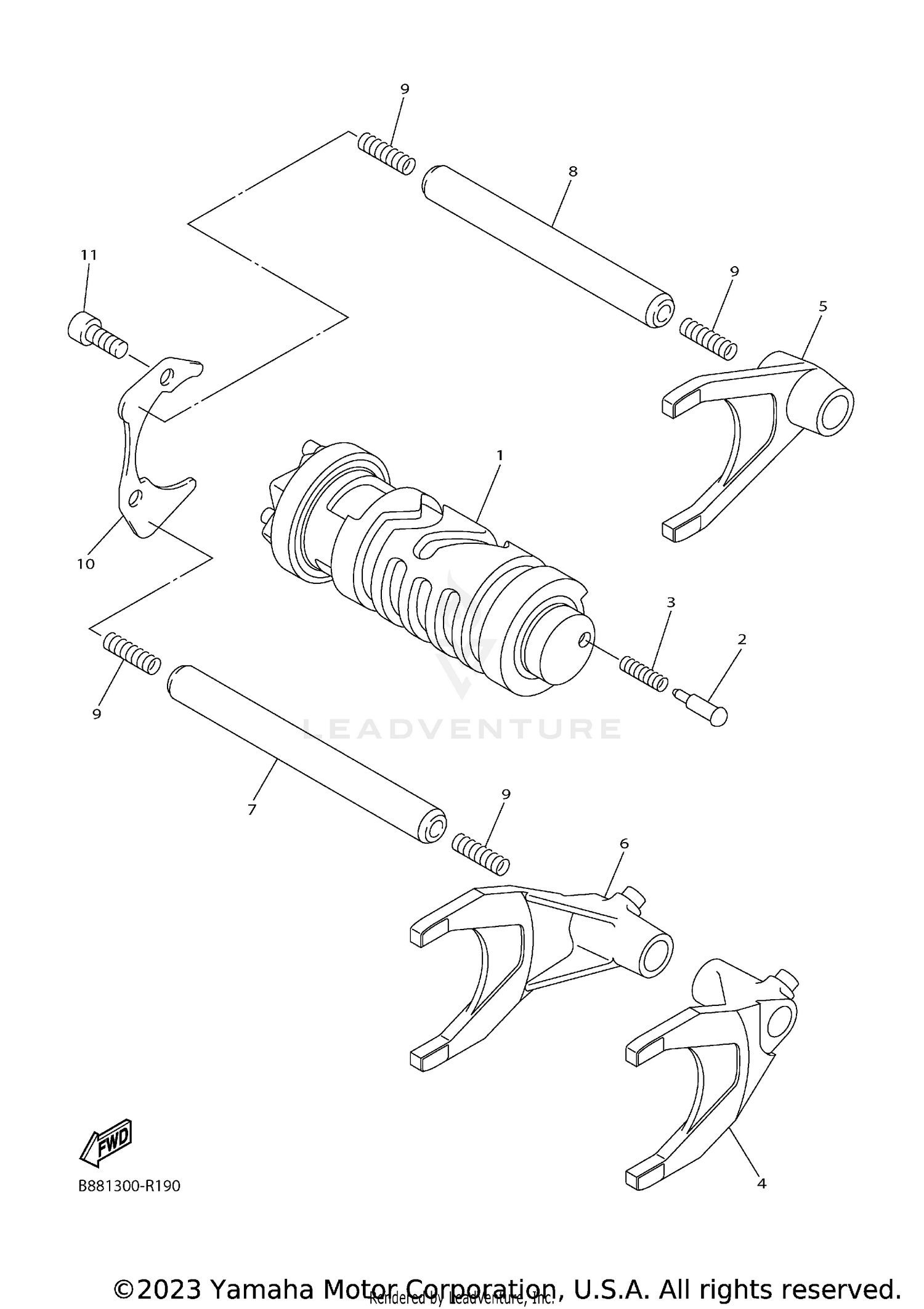 SHIFT CAM & FORK